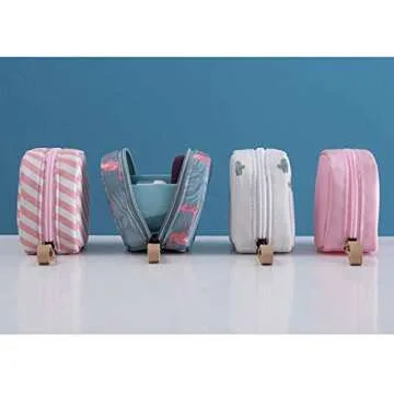 Makeup Bag Travel Cosmetic Bag Toiletry Bag Organizer Pouch Purse Travel Accessories,Black