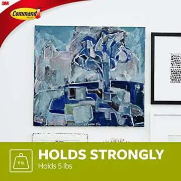 Command Jumbo Canvas Hangers for Easy Wall Art