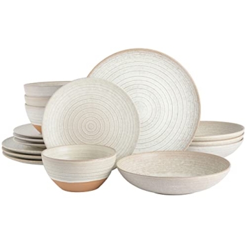 Gibson Elite Terracotta Dinnerware Set for 4 - 16 Pieces