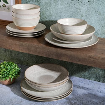 Gibson Elite Terracotta Dinnerware Set for 4 - 16 Pieces