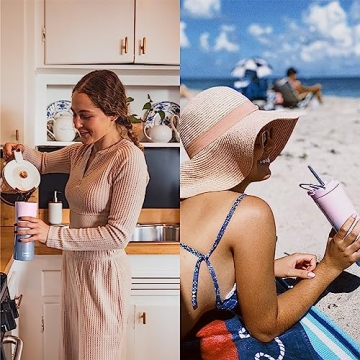 BOTTLE BOTTLE 18 oz Insulated Coffee Tumbler with Straw