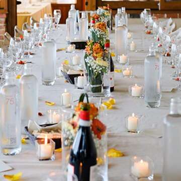 12 Hours Unscented Votive Candles for Events & Home