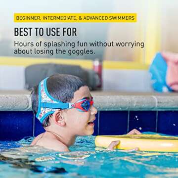 FINIS DragonFly Kids Swim Goggles with UV Protection