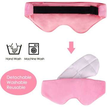 Sivio Weighted Eye Mask | Heatable & Freezable Comfort