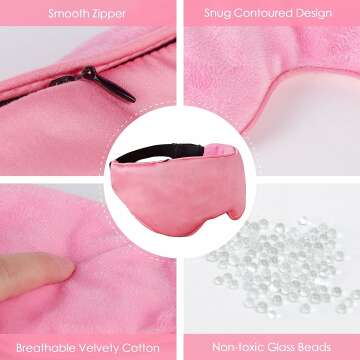 Sivio Weighted Eye Mask | Heatable & Freezable Comfort