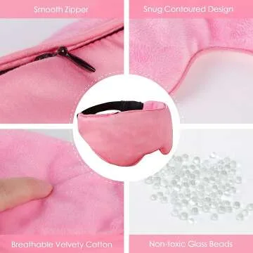 Sivio Weighted Eye Mask | Heatable & Freezable Comfort