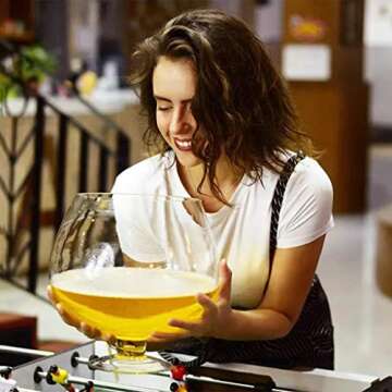 Red wine glass MFSRW Giant, Oversized Beer Glass, Extra Large Party Wine Glass, Large Capacity Wine Glass (Size : 4000ML)