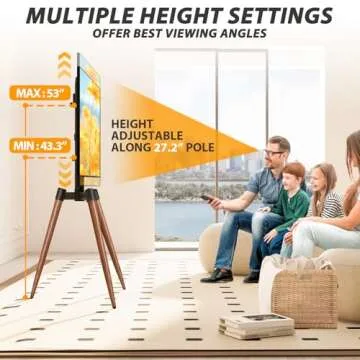 Elegant TVON Easel Stand for 37-65 Inch TVs