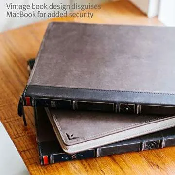 Twelve South BookBook V2 for 16 inch MacBook Pro (2019-2020) | Vintage Full-Grain Leather Book case/Sleeve with Interior Pocket