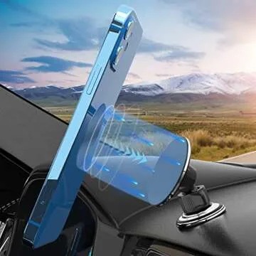 Tryone Metal Plate for Magnetic Car Mount 4 Pack Disc with 3M Adhesive Compatible with Phone Magnets/Cell Phone Automobile Magnet Cradles, No Logo or Hole, 2 Rectangle 2 Round, Black&Silver