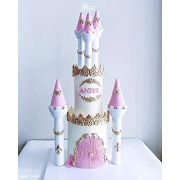 Marvelous Molds Betty Lace Mold, Non-Stick Silicone Mold for Cake Decorating. Sugarcraft Cookies, Cupcakes with Fondant, Gum Paste, Chocolate. Emboss Lace in Resin, Clay, Wax, Soap, Plaster