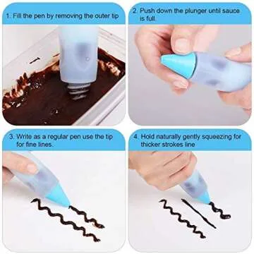 Kootek Cake Decorating Kits Supplies 52-in-1 Baking Accessories with Cake Turntable Stand, Numbered Cake Tips, Icing Smoother Spatula, Piping Pastry Bags and Decorating Pen Frosting Tools Set