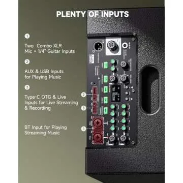 Donner MT-1 Portable PA System with Bluetooth & Rechargeable Battery