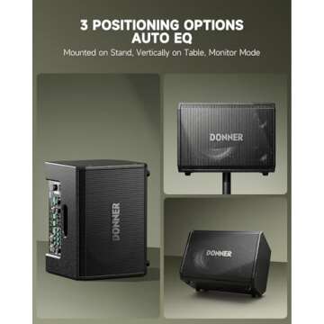 Donner MT-1 Portable PA System with Bluetooth & Rechargeable Battery