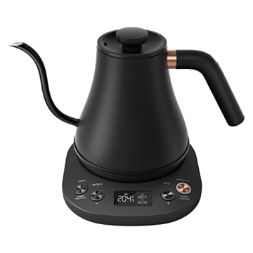 Mecity Electric Kettle Gooseneck Pour Over Kettle ±1℉ Temperature Control Quick Heating Water Boi...
