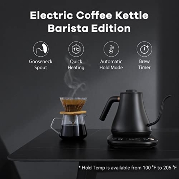 Mecity Electric Gooseneck Kettle with Temperature Control