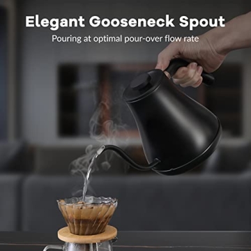 Mecity Electric Gooseneck Kettle with Temperature Control
