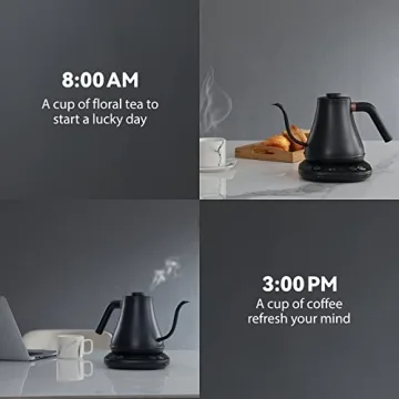 Mecity Electric Gooseneck Kettle with Temperature Control