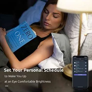 LUMIMAN Smart Light Bulbs That Works with Alexa and Google Home E26 A19, 800 Lumen, WiFi LED Light Bulb Dimmable Warm White& Cool White (2700K-6500K) 7W, No Hub Required, 4 Pack