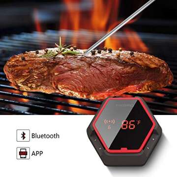 Inkbird Wireless Bluetooth BBQ Thermometer for Perfect Grilling
