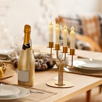 Daord 30 PCS Flameless LED Taper Candles for Holiday Decor