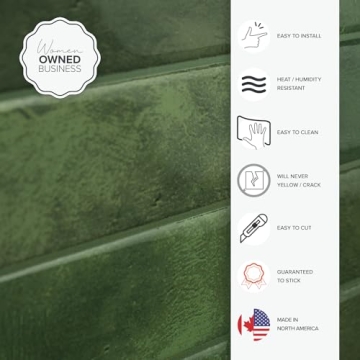 SMART TILES Peel and Stick Backsplash - 5 Sheets of 3D Tile