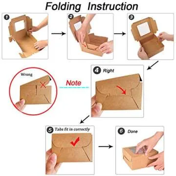 LINSHRY Bakery Boxes - Eco-Friendly Gift Packaging