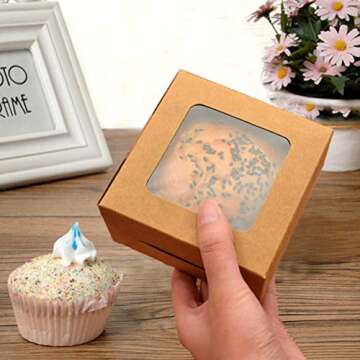 LINSHRY Bakery Boxes - Eco-Friendly Gift Packaging
