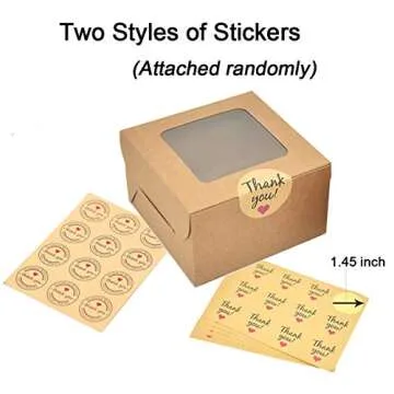 LINSHRY Bakery Boxes - Eco-Friendly Gift Packaging