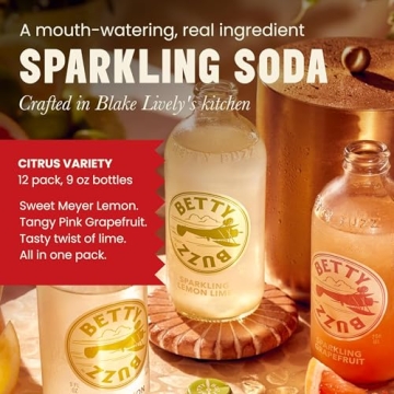 Delicious Betty Buzz Citrus Sparkling Soda Variety Pack