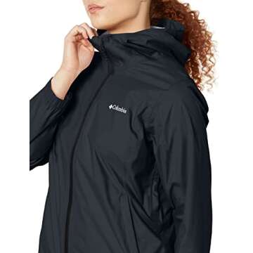 Columbia Women's EvaPOURation Jacket, Black, Small