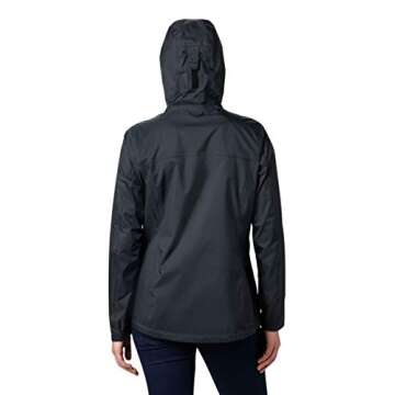Columbia Women's EvaPOURation Jacket, Black, Small