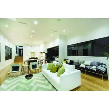 Juno Lighting Contractor Select 24W-WH 6-Inch Tapered Recessed Light, Downlight Baffle White with White Trim