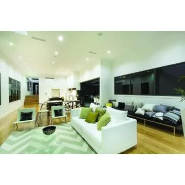 Juno Lighting Contractor Select 24W-WH 6-Inch Tapered Recessed Light, Downlight Baffle White with White Trim