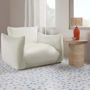 Tov Furniture Darcy Outdoor Faux Travertine Side Table