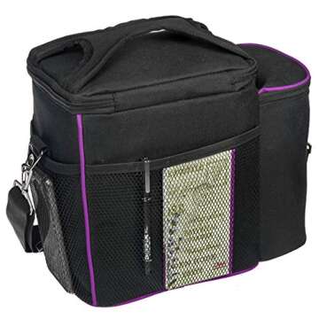 Meal Prep Lunch Box - 8 Piece Set - Insulated Container For Women or Men - 3 Bento Style Boxes (BPA Free) in Large Lunch Bag- Microwave Safe - Includes Fork, Spoon, Thermos & 2 Ice Packs - A2S