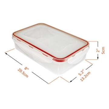 Meal Prep Lunch Box - 8 Piece Set - Insulated Container For Women or Men - 3 Bento Style Boxes (BPA Free) in Large Lunch Bag- Microwave Safe - Includes Fork, Spoon, Thermos & 2 Ice Packs - A2S