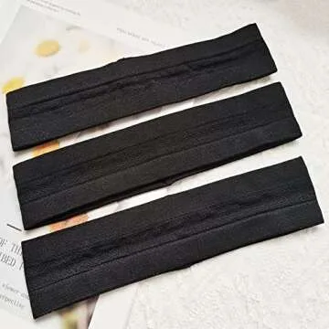 Hexchasty Exercise Sweat Headbands for Women Athletic Headbands Men Non Slip Workout Sweat Bands Headband for Sports Fitness Gym Yoga Running