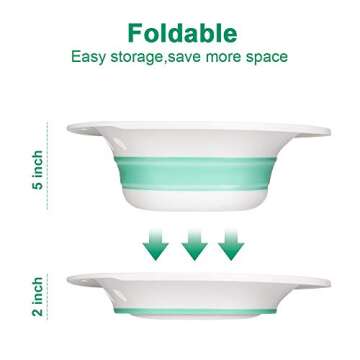 Zafina Sitz Bath for Toilet Seat – Foldable Postpartum Hygiene