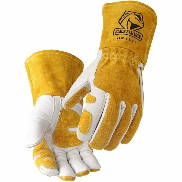 Revco GM1611 Leather MIG Welding Gloves - Protect Hands Comfortably