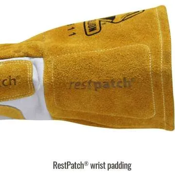 Revco GM1611 Leather MIG Welding Gloves - Protect Hands Comfortably