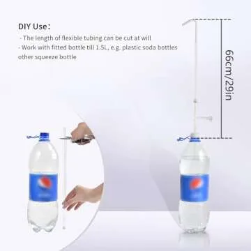 BKSAI Plant Water Bottle for Hanging Plant 33oz with Long Spout Can Watering Bottle Squeeze for Succulents Bonsai House Plants Potted Flowers Shrubs | Indoor or Outdoor