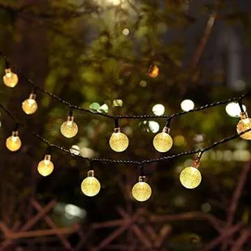 LOENDE Crystal Globe String Lights for All Occasions