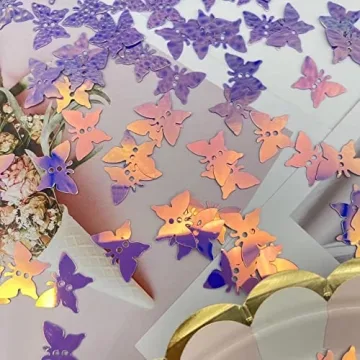 Holographic Butterfly Confetti - Perfect for Parties and Crafts