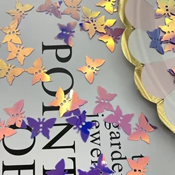 Holographic Butterfly Confetti - Perfect for Parties and Crafts