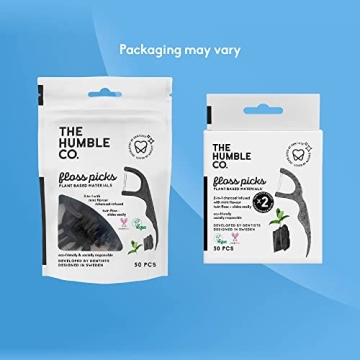 Eco-Friendly Humble Co. Floss Picks for Oral Health