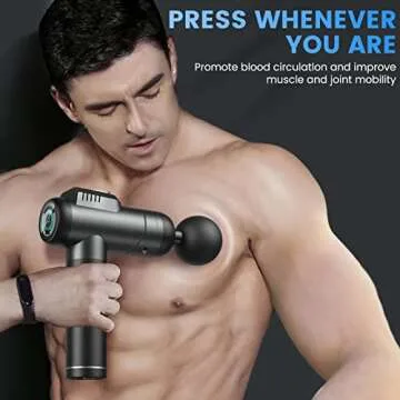 KZED Massage Gun Quiet Handheld Deep Tissue Pain Relief