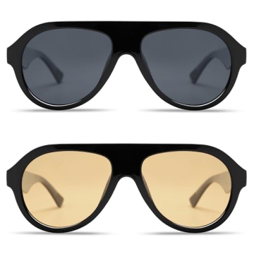 VANLINKER Retro Aviator Polarized Sunglasses for Any Occasion