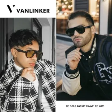 VANLINKER Retro Aviator Polarized Sunglasses for Any Occasion