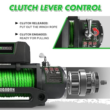 STEGODON 9500 lb Winch with Wireless Control for Trucks